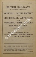 Book cover of Sectional Appendix to the Working Time Tables - Midland Division - March 1937 by London Midland & Scottish Railway